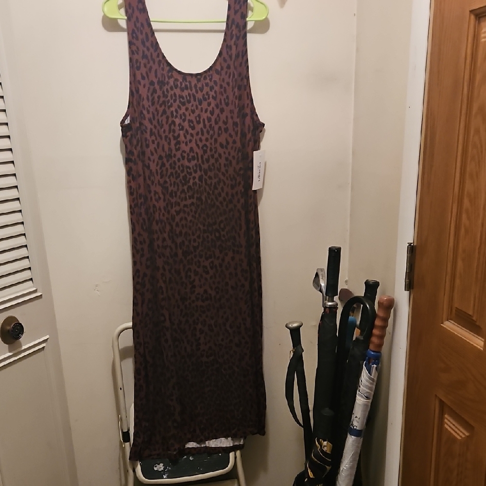 Swimsuits For All Animal Print Maxi Dress